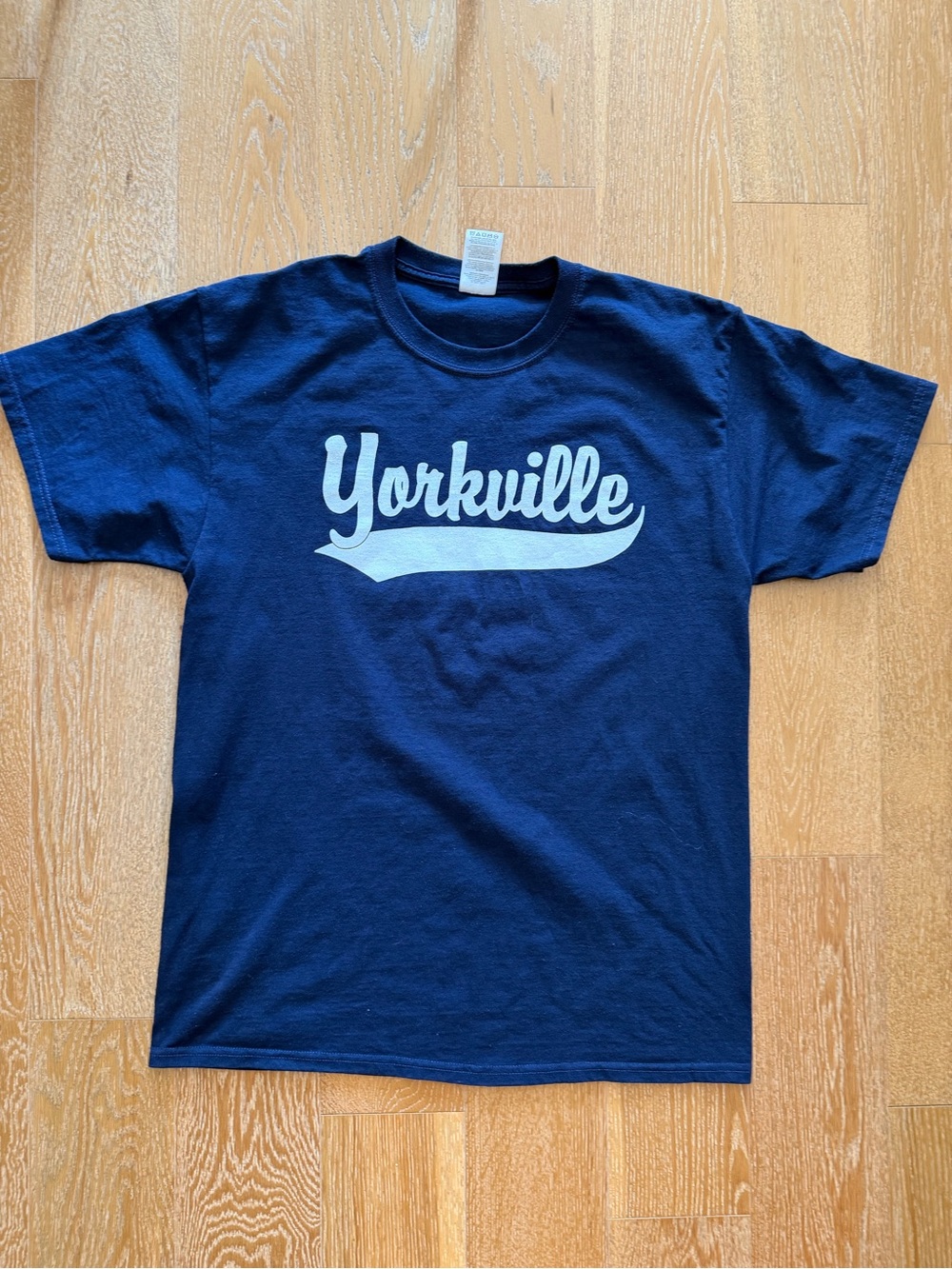 Jerzees Navy Blue 'Yorkville' Graphic Tee Men’s